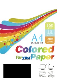 ΧΑΡΤΙ ΜΑΥΡΟ Α4 160gsm 10 ΦΥΛΛΑ FOR YOU