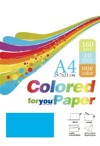 ΧΑΡΤΙ ΜΠΛΕ Α4 160gsm 10 ΦΥΛΛΑ FOR YOU