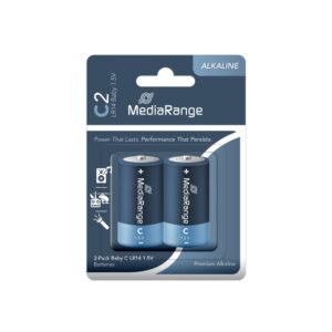 Αλκαλική Μπαταρία MediaRange Premium C 1.5V (LR14) (2 Pack)