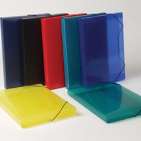 Ντοσιέ PP 25x32x4 2 Κρικ 4εκ Ράχη 5142 (Α4) Κόκκινο Διάφανο