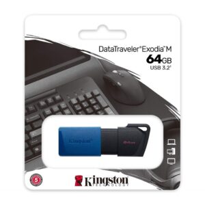 Kingston Dataraveler Exodia M 64GB USB 3.2 Gen 1 (DTXM/64GB) (KINDTXM/64GB)