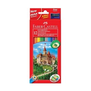 Ξυλομπογιές Faber Castell 12 χρώματα