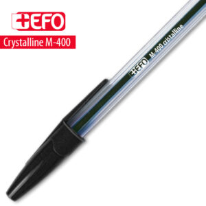 Στυλό +ΕFO Crystalline M-400 Μ Μαύρο